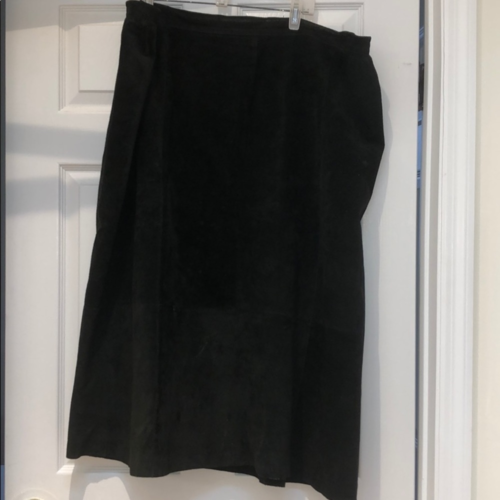 Suede plus size August Max Woman skirt